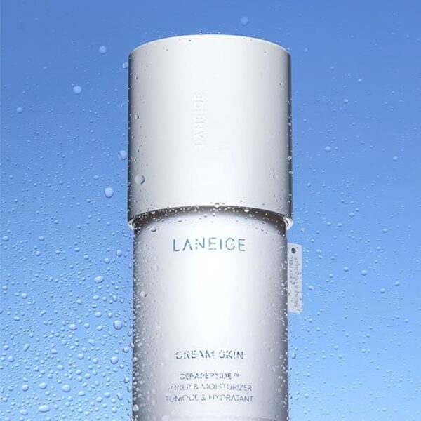 LANEIGE Cream Skin Toner & Moisturizer | Dual Function | Toner for Glowing Skin | Ceramides Moisturizer with Peptides | Boosts Skin Barrier & Lightweight | Korean Skincare | For Men and Women-170ml - Image 4