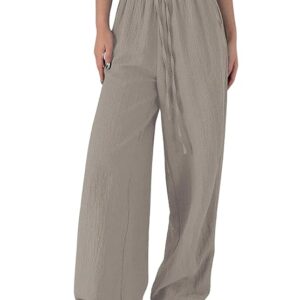 GRECIILOOKS Trouser for Women | Loose Fit High-Waist Korean Pants | Formal Track Pant for Woman | Cargo Style Baggy Trendy