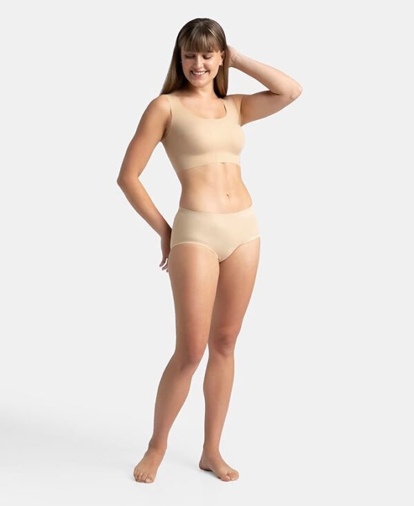 Jockey 1839 Lounge Bra | Wirefree | Padded | Full Coverage | 360 Degree Stretch and Removable Pads | Microfiber Nylon Fabric - Image 4