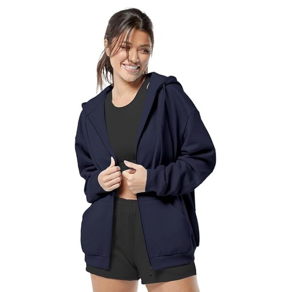 FUNKY MONKEY - Women's Cute Hoodies Teen Girl Winter Jacket Sweatshirts Casual Drawstring Clothes Zip Up Hoodie with Pocket - Image 2