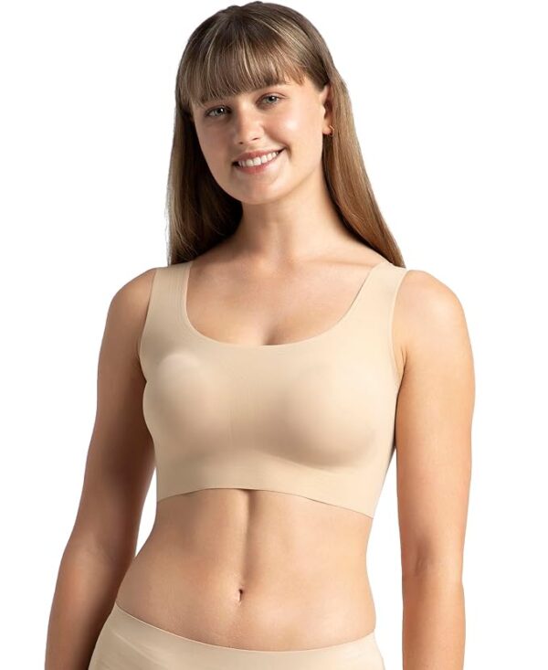 Jockey 1839 Lounge Bra | Wirefree | Padded | Full Coverage | 360 Degree Stretch and Removable Pads | Microfiber Nylon Fabric