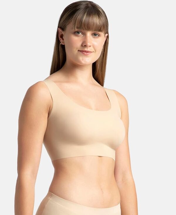 Jockey 1839 Lounge Bra | Wirefree | Padded | Full Coverage | 360 Degree Stretch and Removable Pads | Microfiber Nylon Fabric - Image 2