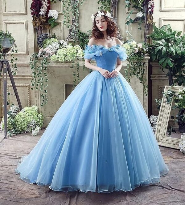 Chupeng Women's Costume Off Shoulder Prom Gown - Image 3